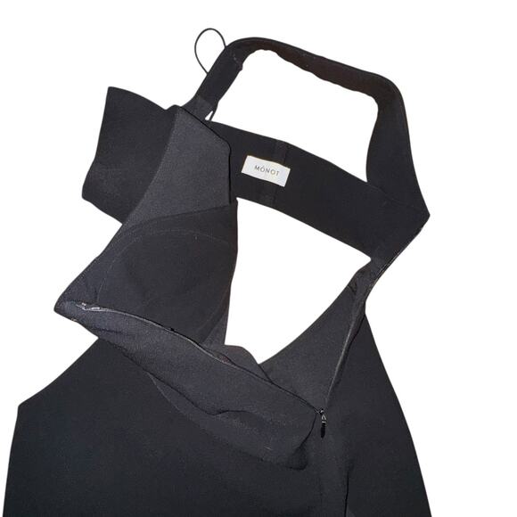 Monot Women Cutout Black Maxi gown Size IT 38 US XS 0 - Picture 7 of 12